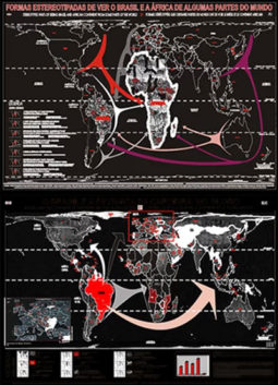 GEOAFRO 10. MAPAS TEMÁTICOS AVULSOS - MATERIAL DIDÁTICO EDUCAÇÃO AFRO: Estereótipos Brasil – África & Globalização da Capoeira. 1A-1B