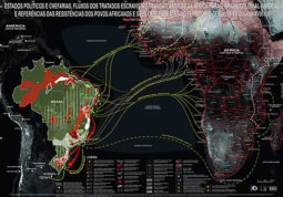 GEOAFRO 14. MAPAS TEMÁTICOS AVULSOS - MATERIAL DIDÁTICO EDUCAÇÃO AFRO: Estados Políticos e Chefarias, Fluxos dos Tratados Escravistas Transatlânticos da África para o Brasil Colonial-Imperial e Referências dos Povos Africanos e seus Descendentes no Território. Séculos XV-XIX.
