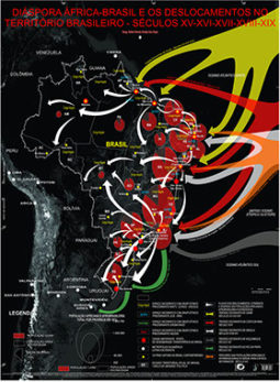 GEOAFRO 15. MAPAS TEMÁTICOS AVULSOS - MATERIAL DIDÁTICO EDUCAÇÃO AFRO: Diáspora África-Brasil e os Deslocamentos no território Brasileiro. Séculos XV-XIX.